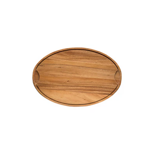 WP-2070 - Carving Board oval 20 x 13.5’’ acacia wood