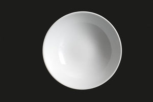 AW0149: 7" Coupe Bowl 7" 24 oz. White Chinaware Side View