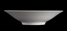 AW0161: 11.5" Conic Shallow Bowl White Chinaware Top View
