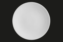 AW0164: 13" Round Pizza Plate White Chinaware Top View