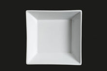 AW0634: 7.5" Square Bowl 25 oz. White Chinaware Top View