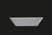 AW0634: 7.5" Square Bowl 25 oz. White Chinaware Side View