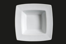 AW0650: 7.75" Square Rim Bowl 12 oz. White Chinaware Top View