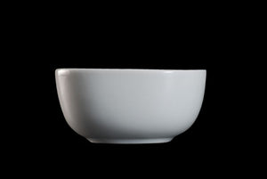 AW0784: 6" Cubic Bowl 20 oz. White Chinaware Top View