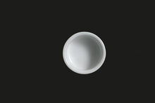 AW1550: 2.5" Butter Cup 2 oz. White Chinaware Top View