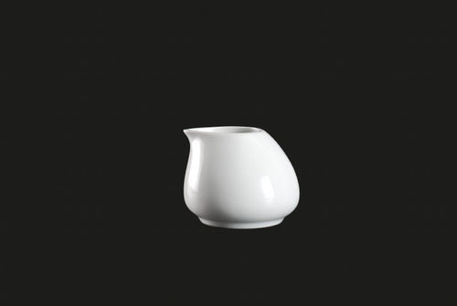 AW1842: Creamer 3 oz. White Chinaware Top View
