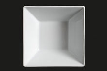 AW7054: 7.5" Square Bowl 35 oz. White Chinaware Top View