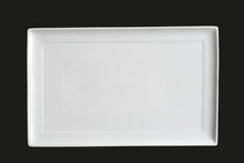 AW7502: 11.5 x 6.25" Rectangular Platter White Chinaware Top View