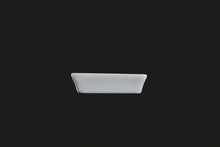 AW8064: 3" Square Dish White Chinaware Side View