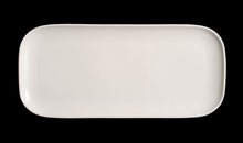 AW8204: 14.75 x 6.75" Rectangular Platter White Chinaware Top View