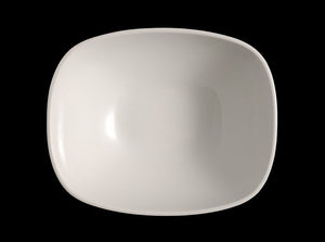 AW8208: 10.5 x 8.5" Rectangular Bowl 90 oz. White Chinaware Side View