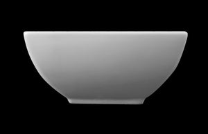 AW8248: 6.25" Square Bowl 26 oz. White Chinaware Top View