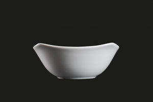 AW8252: 5.75" Square Bowl 11 oz. White Chinaware Side View