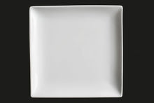 AW8374: 8.25" Square Plate White Chinaware Top View