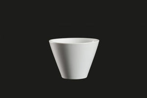 AW8522: 4.25" Rd. Conic Bowl White Chinaware Top View