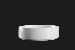 AW8564: 7" Stackable Round Bowl 26 oz. White Chinaware Side View