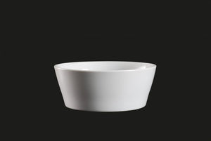 AW8578: 3" Round Bowl 2 oz. White Chinaware Top View