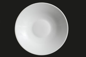 AW8894: 11.25" Round Deep Plate White Chinaware Top View