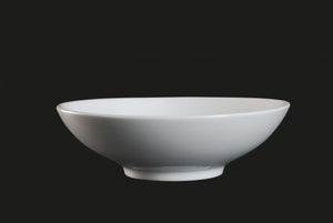 AW8912: 9.75" Round Bowl 46 oz. White Chinaware Top View