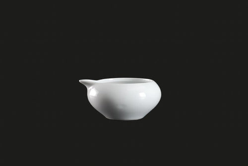 AW9012: Creamer 2.5 oz. White Chinaware Top View