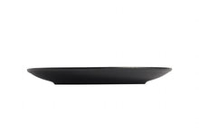BK0080: 10" Round Coupe late Black Chinaware Side View