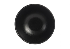 BK0090: 4.5" Bowl 12 oz. Black Chinaware Side View