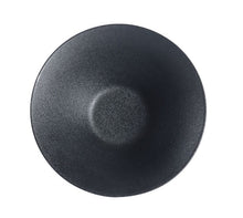 BK0104: 8.5" Round Flared Bowl 48 oz. Black Chinaware Side View