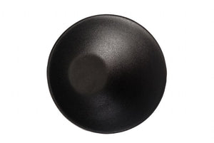 BK0112: 8.5" Slanted Bowl Black Chinaware Side View