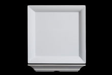 MM0008: 16" Square Platter White Melamine Top View