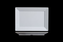 MM0016: 24 x 17.75" Rectangular Platter White Melamine Top View