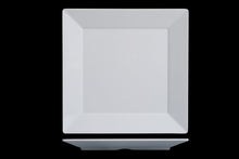 MM0024: 12" Square Platter White Melamine Top View