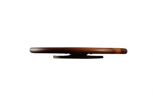 WP0511: 13.75" Lazy Susan Brown Side View