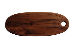 WP0532: 26 x 9.75" Oval Board Brown Top View