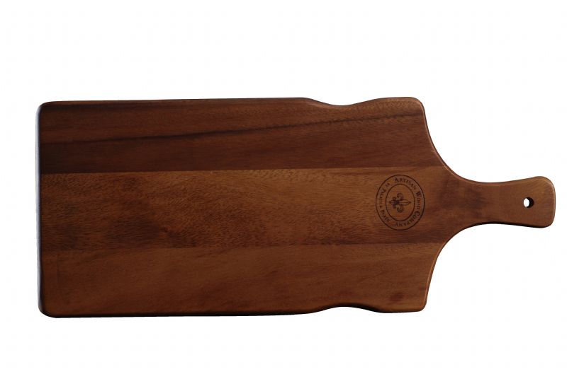 WP0534: 19 x 8" Paddle Board Brown Top View